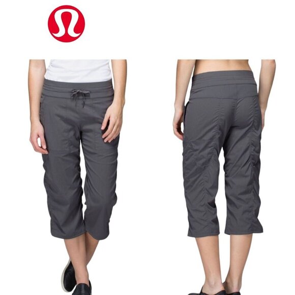 Lululemon Beyond the Studio Cropped Pants | Soot Light (Gray) | Size 2 - Picture 1 of 16